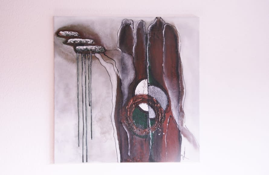 Foto 1 des Kunstwerks ""Tief verwurzelte Hoffnung"" von Claudia Frozza auf art24
