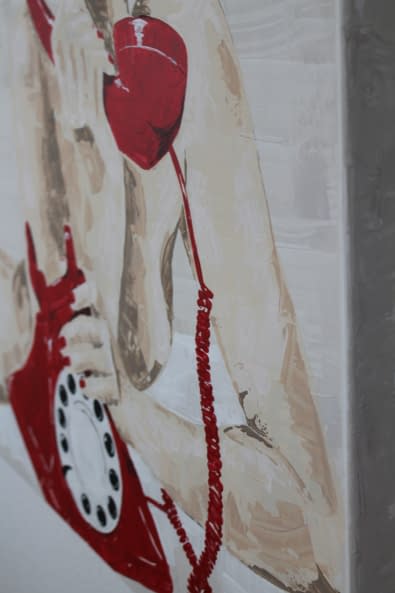 Foto 1 des Kunstwerks "Retrotalk" von Jana Derksen auf art24