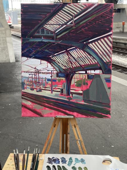 Foto 1 des Kunstwerks "Gleis 7" von Tobias Leuenberger auf art24