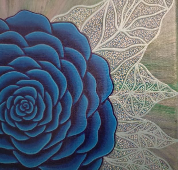 Photo 1 de l'œuvre "Shining of the mind" par Olha Nazarenko sur art24