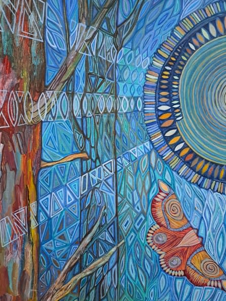 Image 1 of the artwork ""Zwei Schmetterlinge"" by Katarzyna Knap KNAP_ART on art24