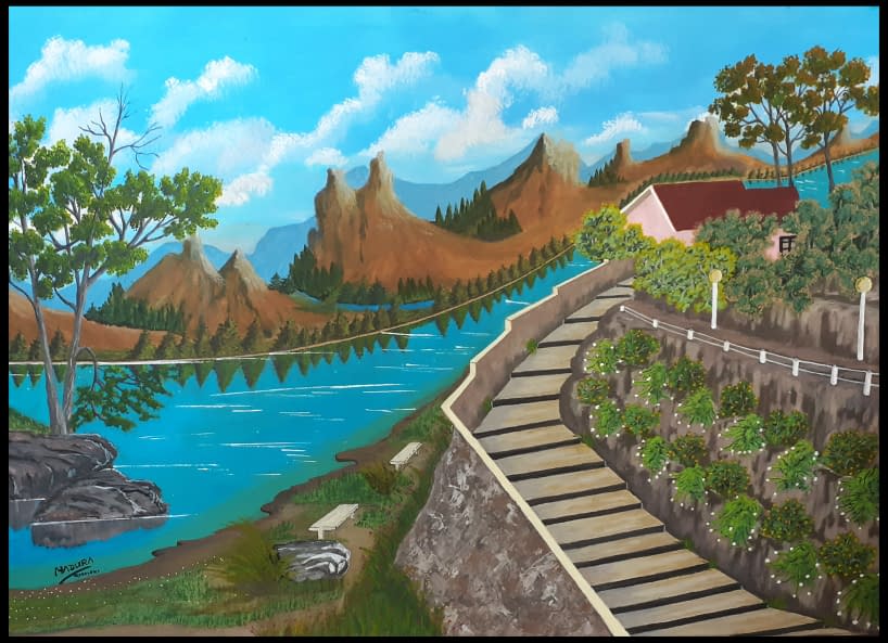 Image 1 of the artwork "" Living in Tranquility "" by Madura Wickremasinghe on art24