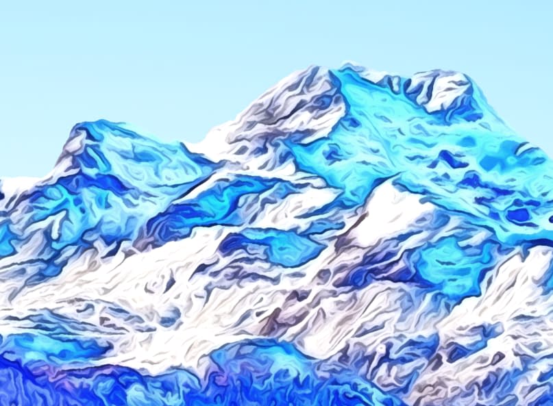 Foto 1 des Kunstwerks "Engadin: Silvaplana mit Piz da la Margna" von Joe Amberg auf art24