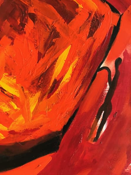 Foto 1 des Kunstwerks "Várakozók/Wartende" von Attila Orbán auf art24