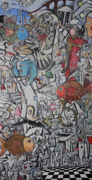 Image 1 of the artwork "Drei Goldfische" by Zoran Marcius on art24