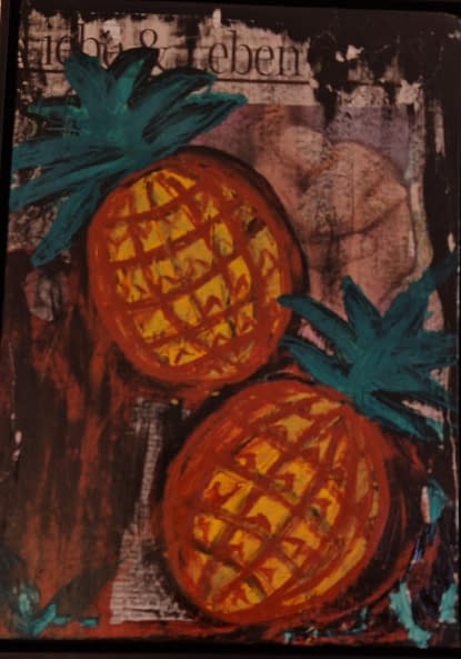 Foto 1 des Kunstwerks "Die Ananas" von Fátima de Souza auf art24