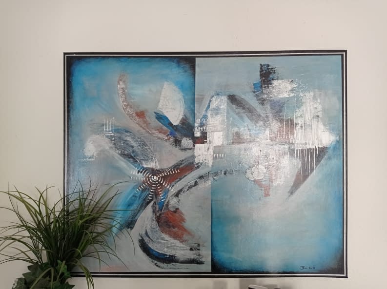 Photo 1 de l'œuvre "Abstraktes Griechenland" par D.Rei sur art24