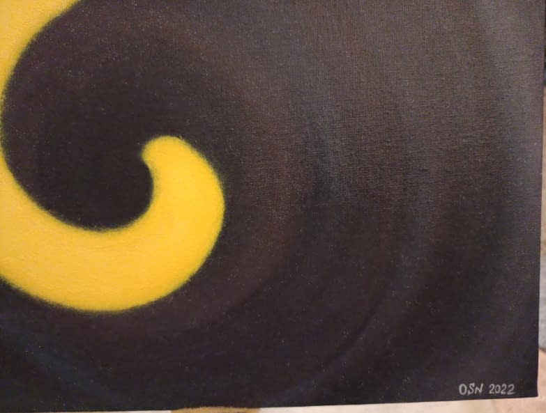 Photo 1 de l'œuvre "Black Hole" par Olha Nazarenko sur art24