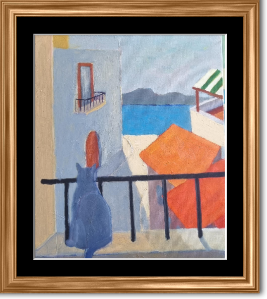 Photo 1 de l'œuvre "Le chat gris" par Gianfranco sur art24