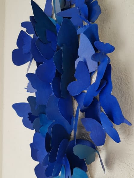 Image 1 of the artwork "Blue Butterflies" by Daria Startseva on art24