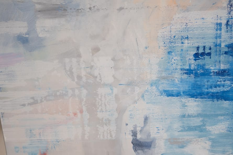 Foto 1 des Kunstwerks "Abstrakte Malerei Healing on Canvas 100x80cm" von EliaOmen auf art24
