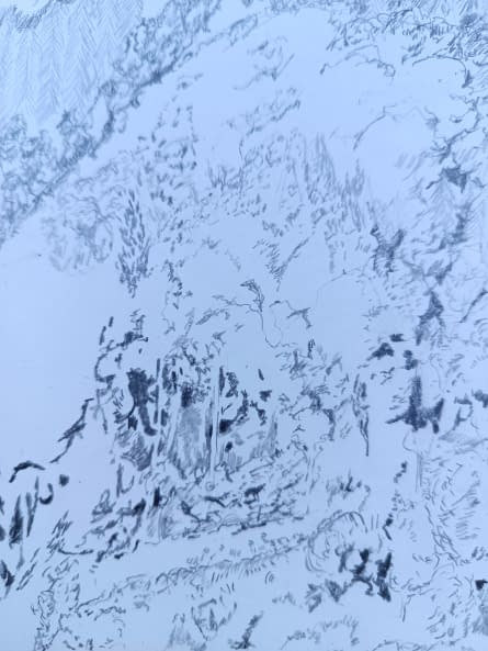 Image 1 of the artwork "Au pied du Criou. Haute Savoie" by Emmanuelle Tenailleau on art24