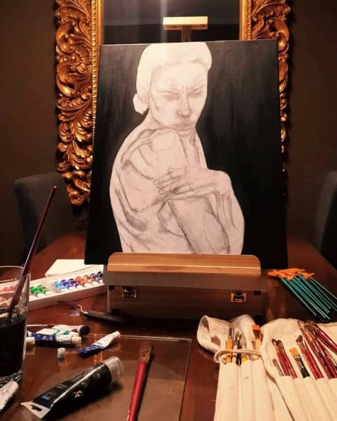 Foto 1 des Kunstwerks "Die Sehnsucht" von Sandra Kindt auf art24