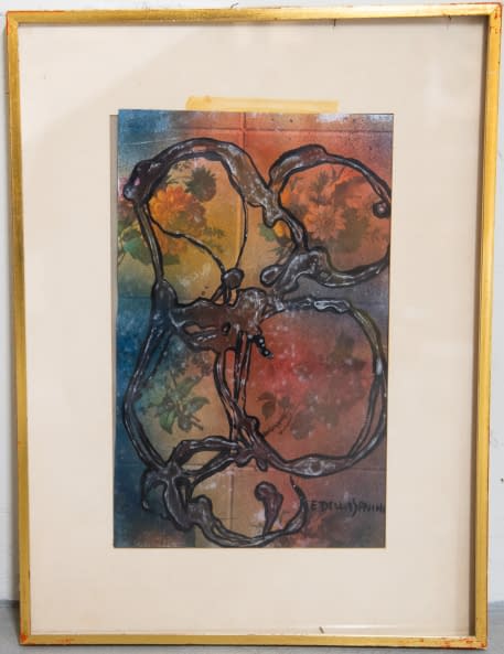 Foto 1 des Kunstwerks "Komposition auf Tapete" von Ettore Della Savina auf art24