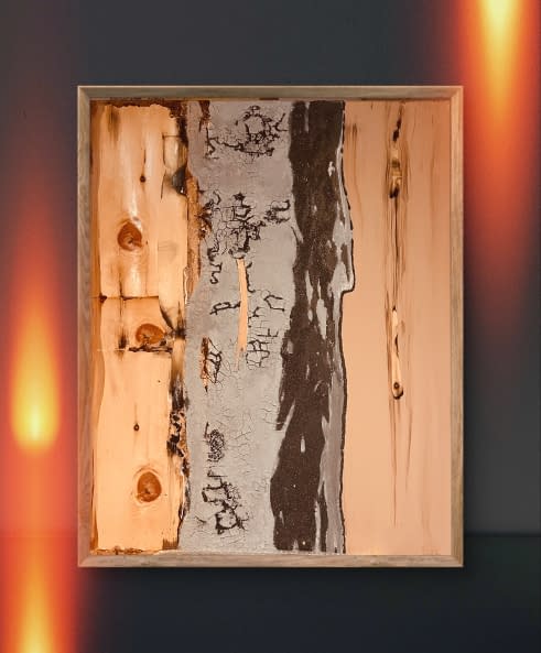 Photo 1 de l'œuvre "Arve trifft auf Stein" par Ursula Mettler sur art24