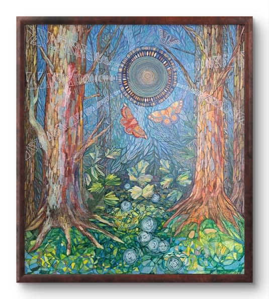 Image 1 of the artwork ""Zwei Schmetterlinge"" by Katarzyna Knap KNAP_ART on art24