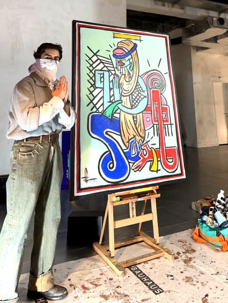 Foto 1 des Kunstwerks ""BLUE DESIRE"" von CAN OZAN CAGLI auf art24