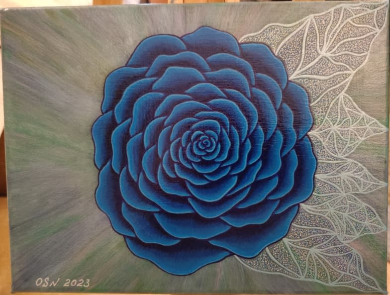 Photo 1 de l'œuvre "Shining of the mind" par Olha Nazarenko sur art24