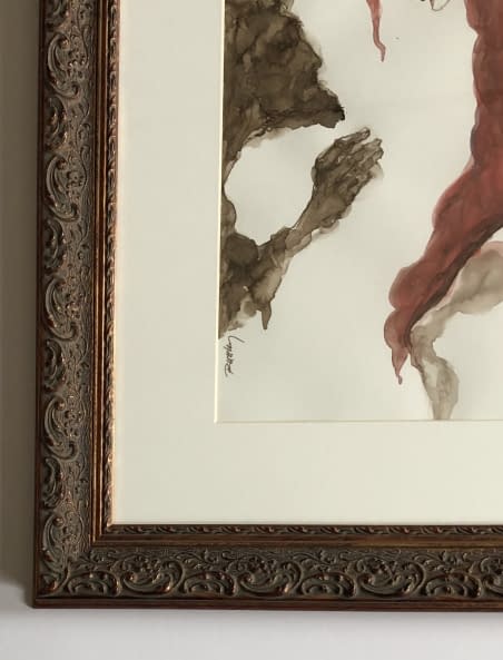 Image 1 of the artwork "Vörös hajú nő I./ Die Rothaarige I." by Ruttkay Sándor on art24