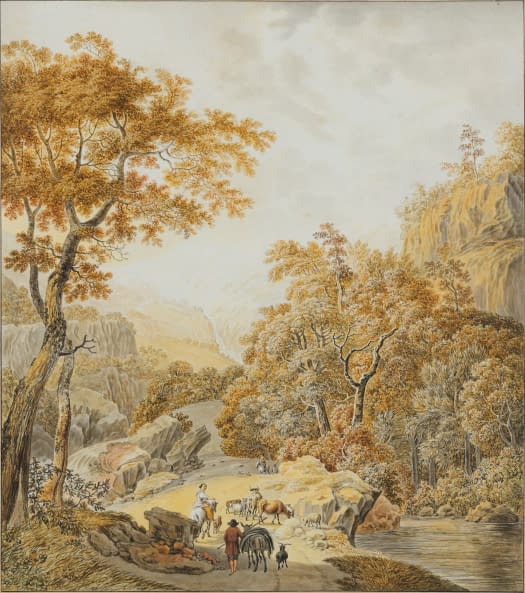 Image 1 of the artwork "Paar südliche Landschaften" by Peter Birmann on art24