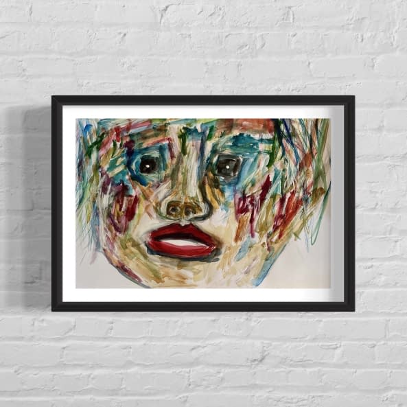 Foto 1 des Kunstwerks "Abstraktes Portrait" von Tom Stephan auf art24