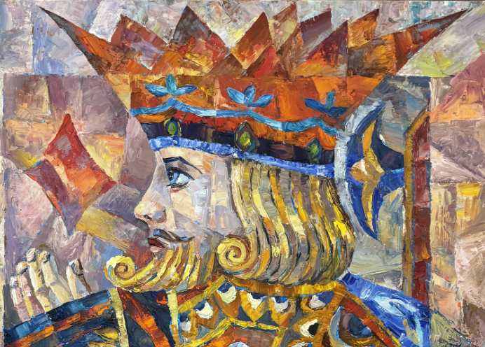 Image 1 of the artwork "King of Diamonds" by Anton Kolokolov on art24