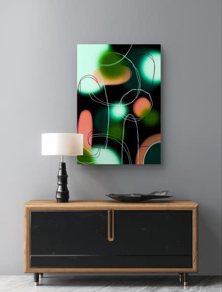 Foto 1 des Kunstwerks "Leuchtende Dimensionen" von Nomi Morina auf art24