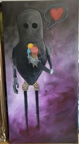 Foto 1 des Kunstwerks "ice robot#2" von KoffelBrei auf art24