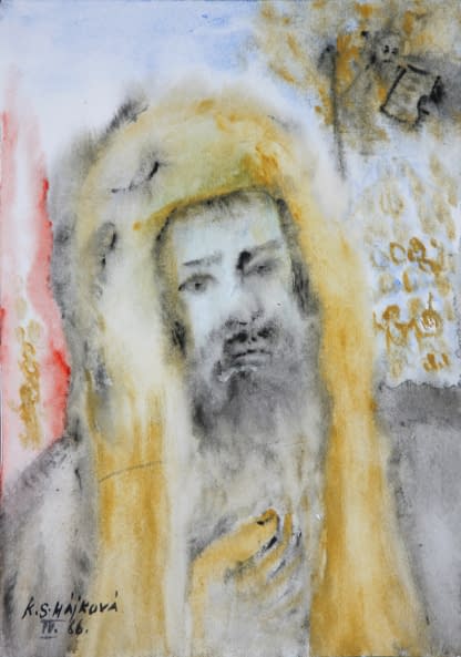 Foto 1 des Kunstwerks "starý rabín (dt. alter Rabbiner)" von Kamila Sára Hájková auf art24