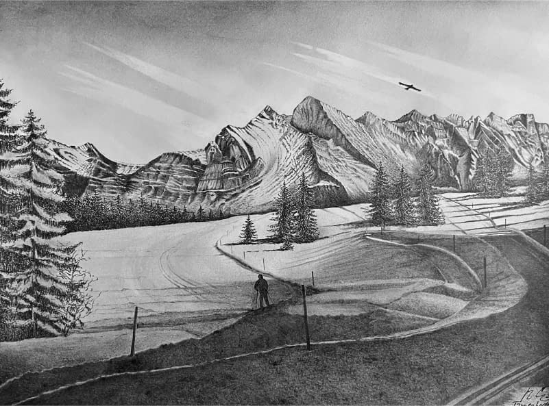Foto 1 des Kunstwerks "Flumserberg Tannenbodenalp SG" von Philipp H. Schmid auf art24