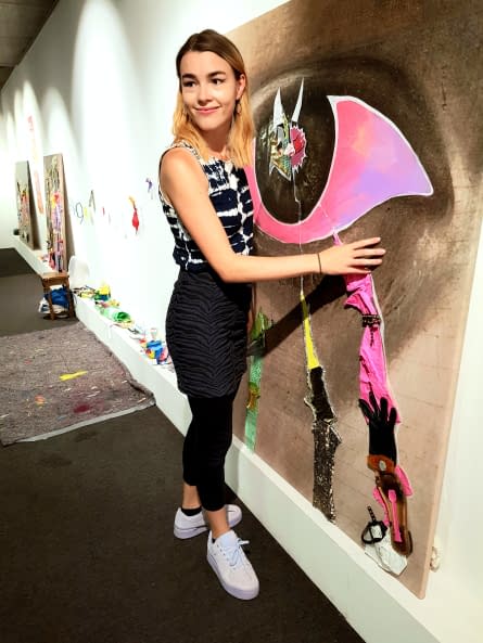 Foto 1 des Kunstwerks "Kunst im öffentlichen Raum I Live-Act" von Verena Kandler auf art24