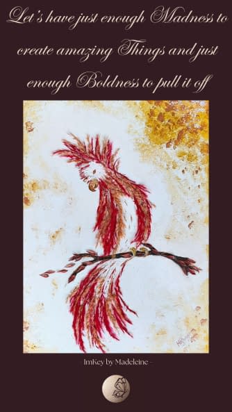 Image 1 of the artwork "The Parrot and the Power of Silence" by Madeleine Farhoumand on art24