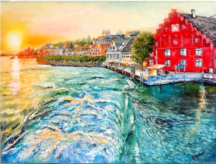 Foto 1 des Kunstwerks "Meersburger Promenade" von Galina auf art24