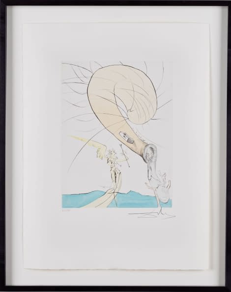 Photo 1 de l'œuvre "Freud a Tête d'Escargot" par Salvador Dalí sur art24