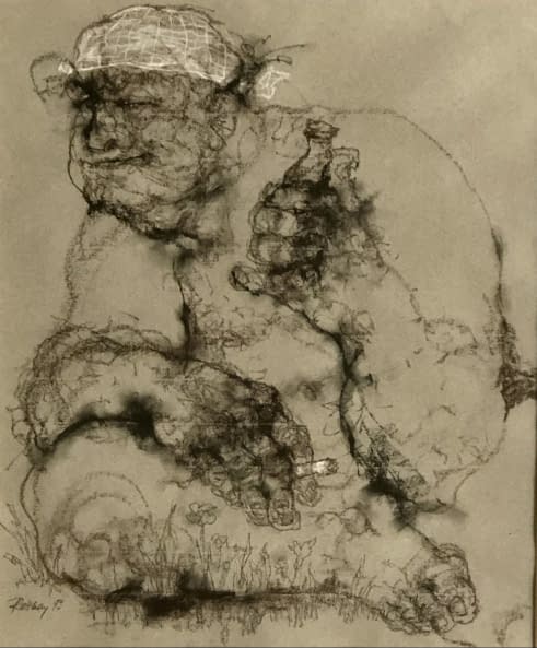 Image 1 of the artwork "Egy üveg sör/Ein Glas Bier" by Ruttkay Sándor on art24