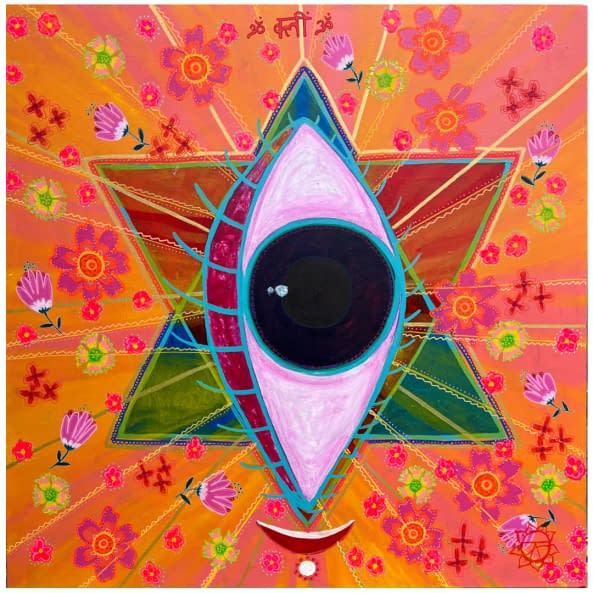 Image 1 of the artwork "Om Kleem Om" by Mataji on art24