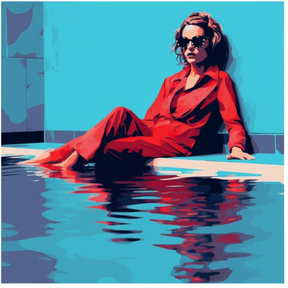 Foto 1 des Kunstwerks "SWIMMING POOL 7" von POPTONICART BY CLAUDIA SAUTER auf art24
