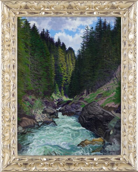 Foto 1 des Kunstwerks "Adelboden" von Waldemar Theophil Fink auf art24