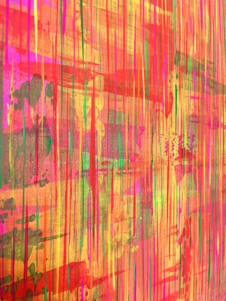 Photo 1 de l'œuvre "Neon rain" par PamKes sur art24