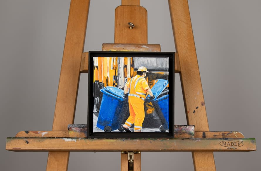 Image 1 of the artwork "Müllmann" by Christoph Bolt on art24