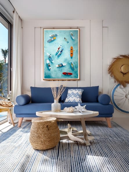 Foto 1 des Kunstwerks "Paddeleboarders" von Daria Startseva auf art24