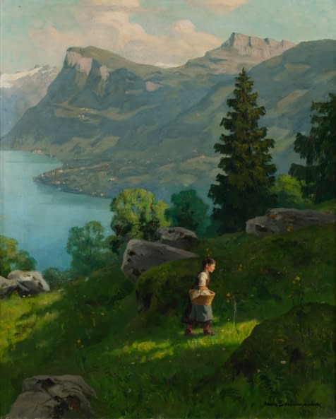 Image 1 of the artwork "Auf dem Heimweg" by Hans Bachmann on art24
