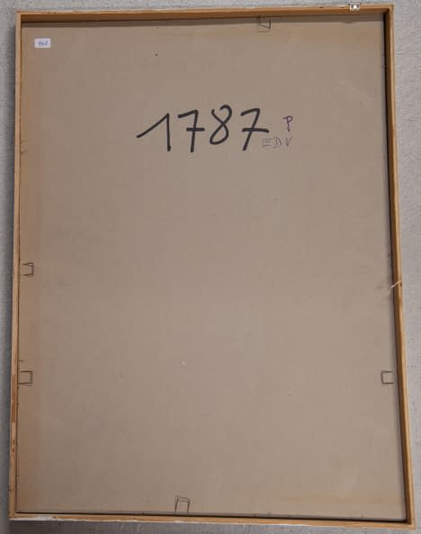 Image 1 of the artwork "Komposition auf Tapete" by Ettore Della Savina on art24
