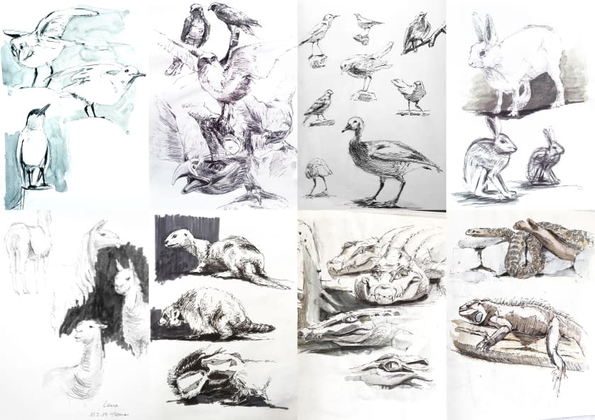 Image 1 of the artwork "Tierisches" by Thomas van der Heide on art24