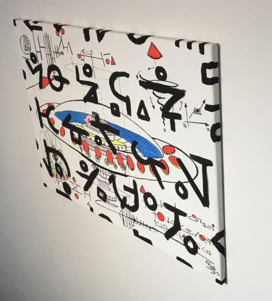 Foto 1 des Kunstwerks "Interconexión espeacial" von alfy Espinoza auf art24