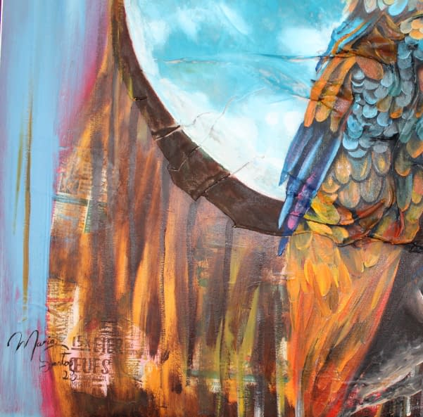 Image 1 of the artwork "Owl archetype" by Maria Santos on art24
