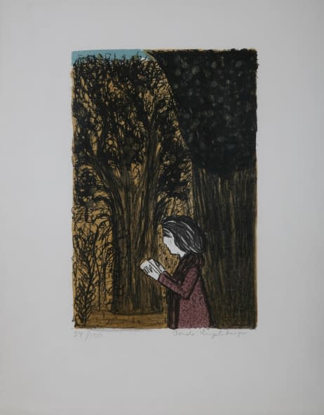 Foto 1 des Kunstwerks "Lesende (34/100)" von Trude Engelsberger-Drioli auf art24