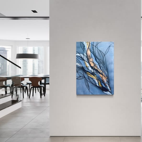 Foto 1 des Kunstwerks "Flow" von SoulART LINDAbstrakt auf art24