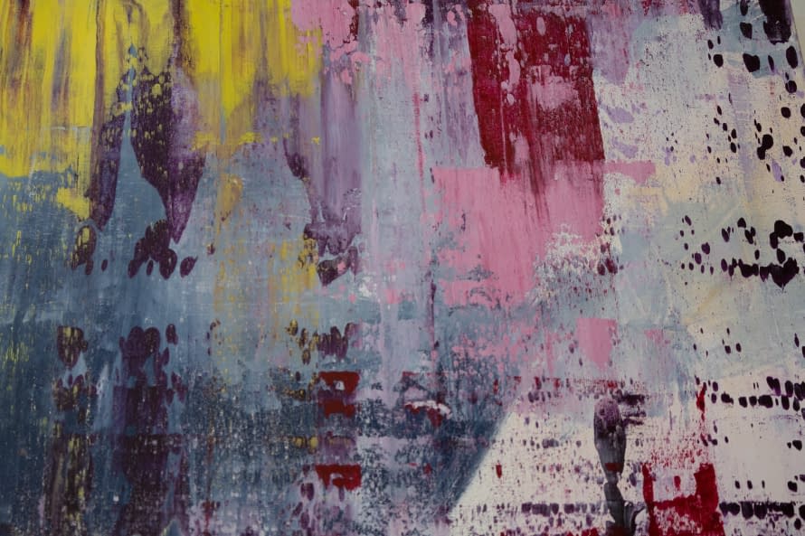 Foto 1 des Kunstwerks "Abstrakte Malerei Freuden 100x70cm" von EliaOmen auf art24