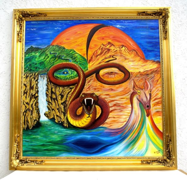 Foto 1 des Kunstwerks "Gesicht der degenerierten Menschheit" von Giorgio Asturio auf art24